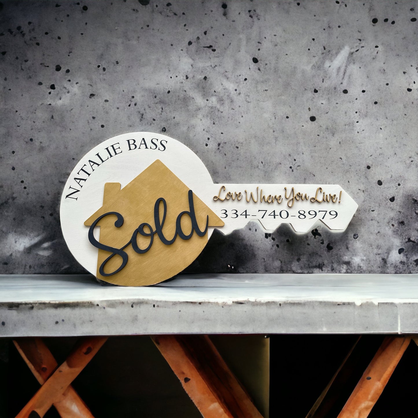 Realtor logo Sold key