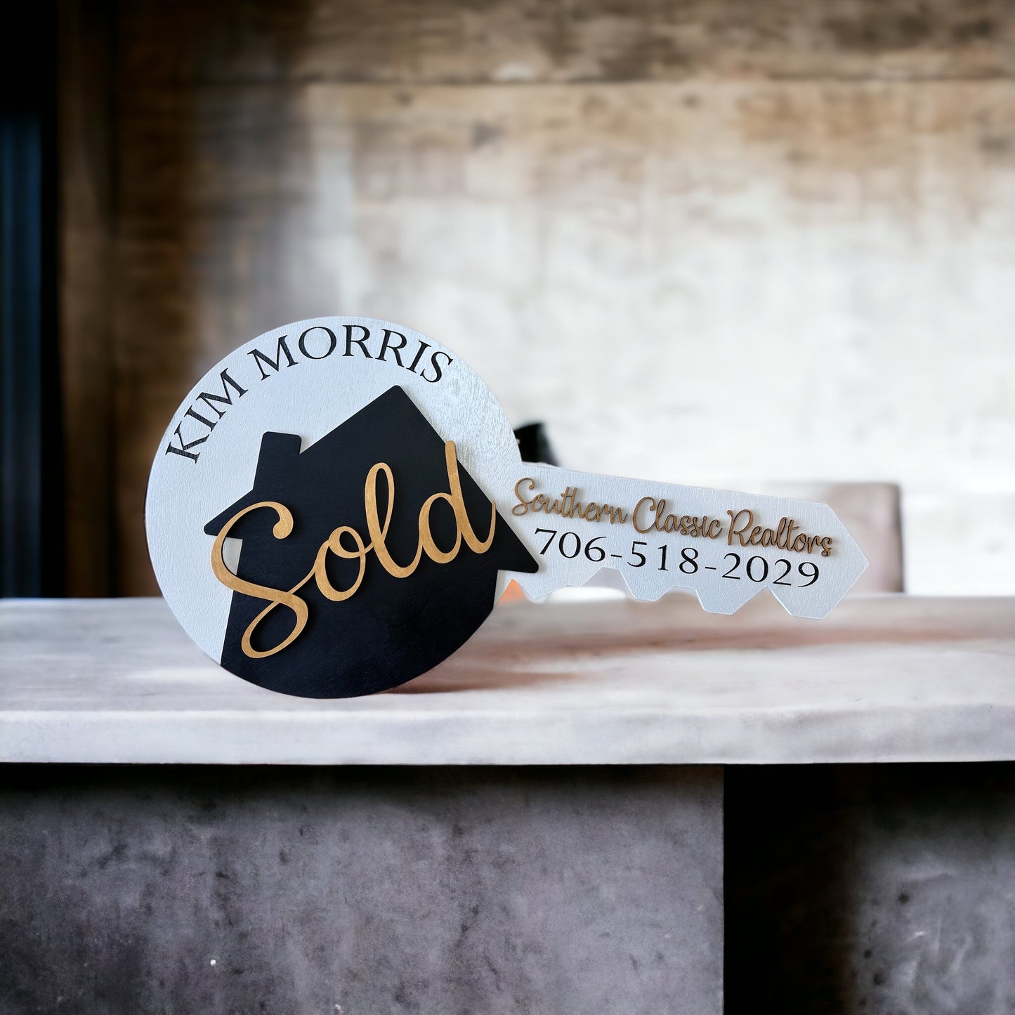 Realtor logo Sold key