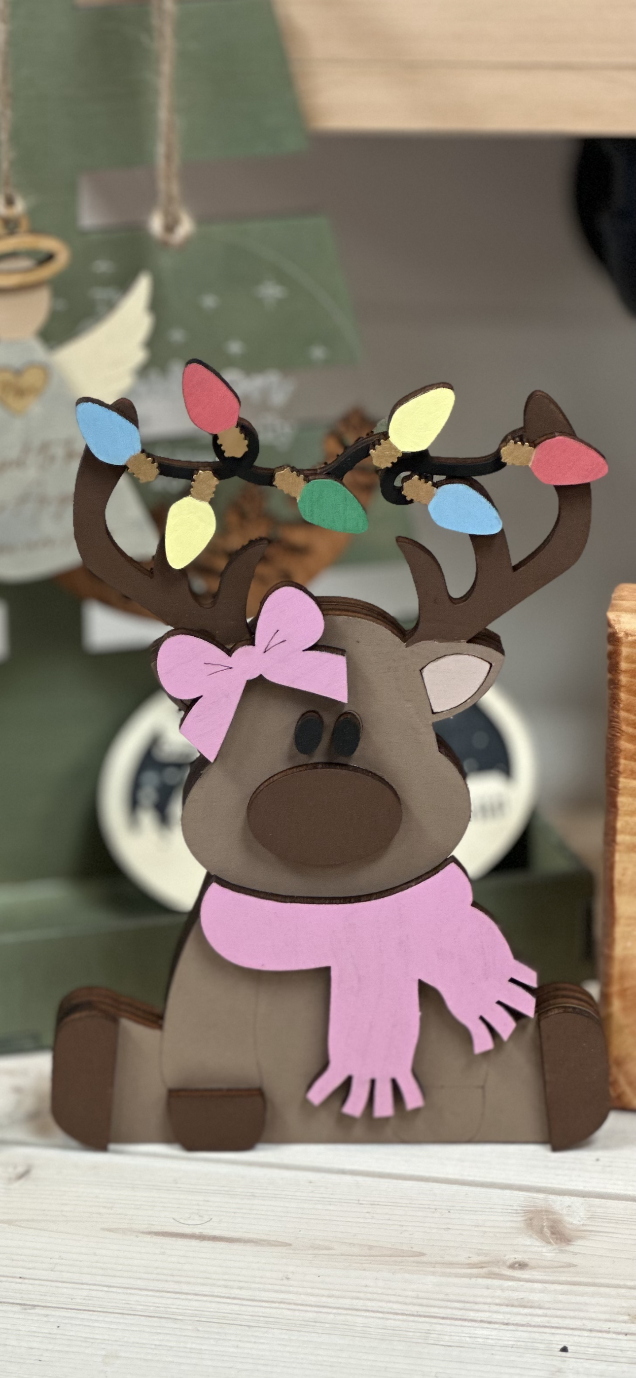 Reindeer Shelf Sitter