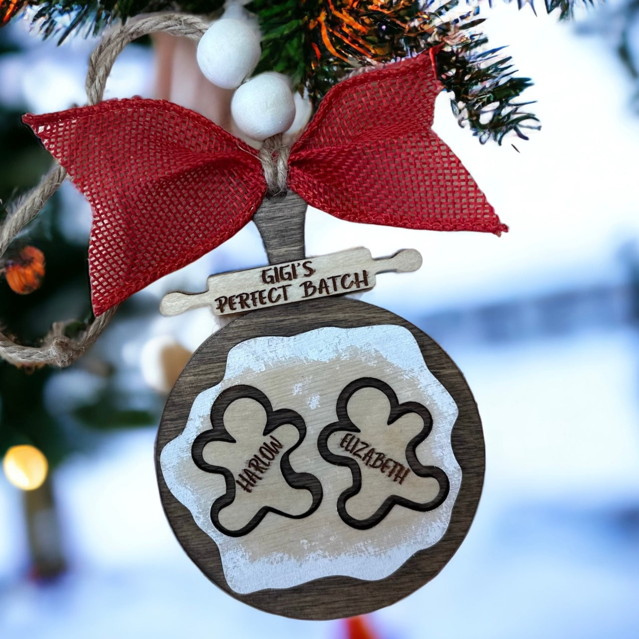 Gingerbread Family Ornament