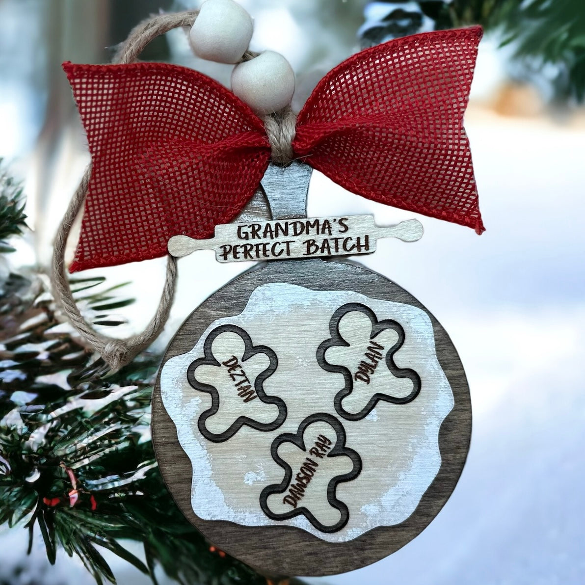 Gingerbread Family Ornament