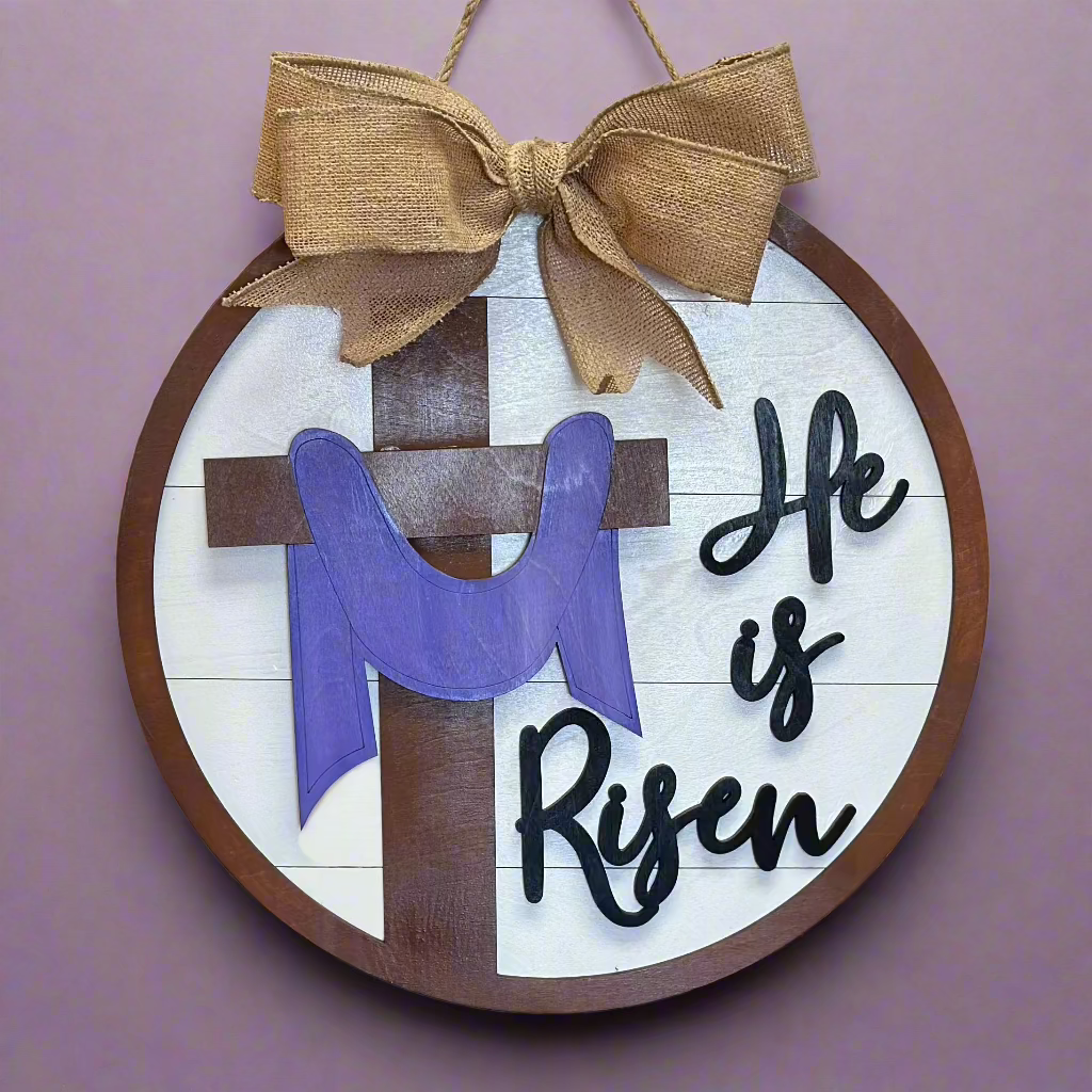 He is Risen Door Hanger