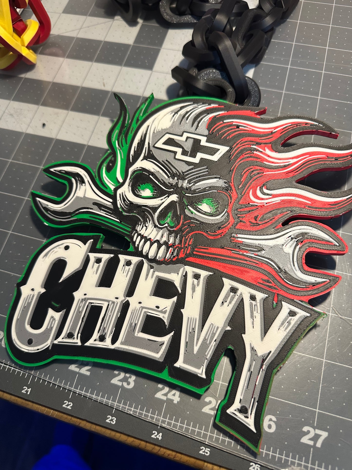 Custom 3d printing services Link (Pythons Cheer fan chain)