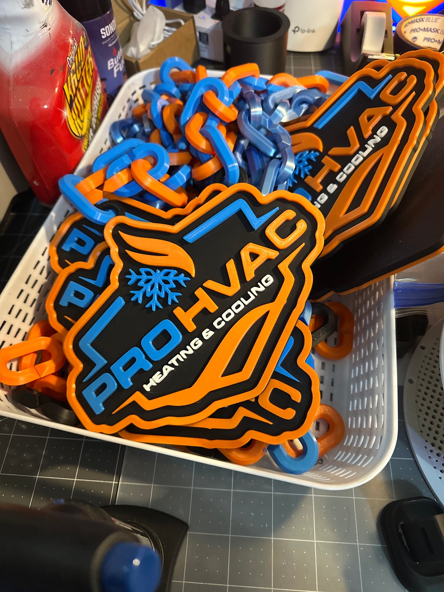 Custom 3d printing services Link (Pythons Cheer fan chain)