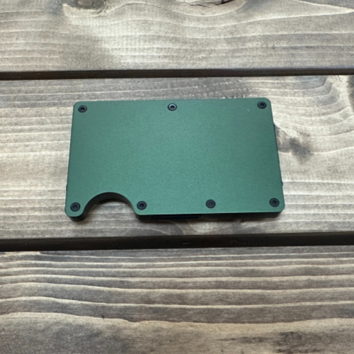 Engravable RFID- blocking  minimalist Wallet