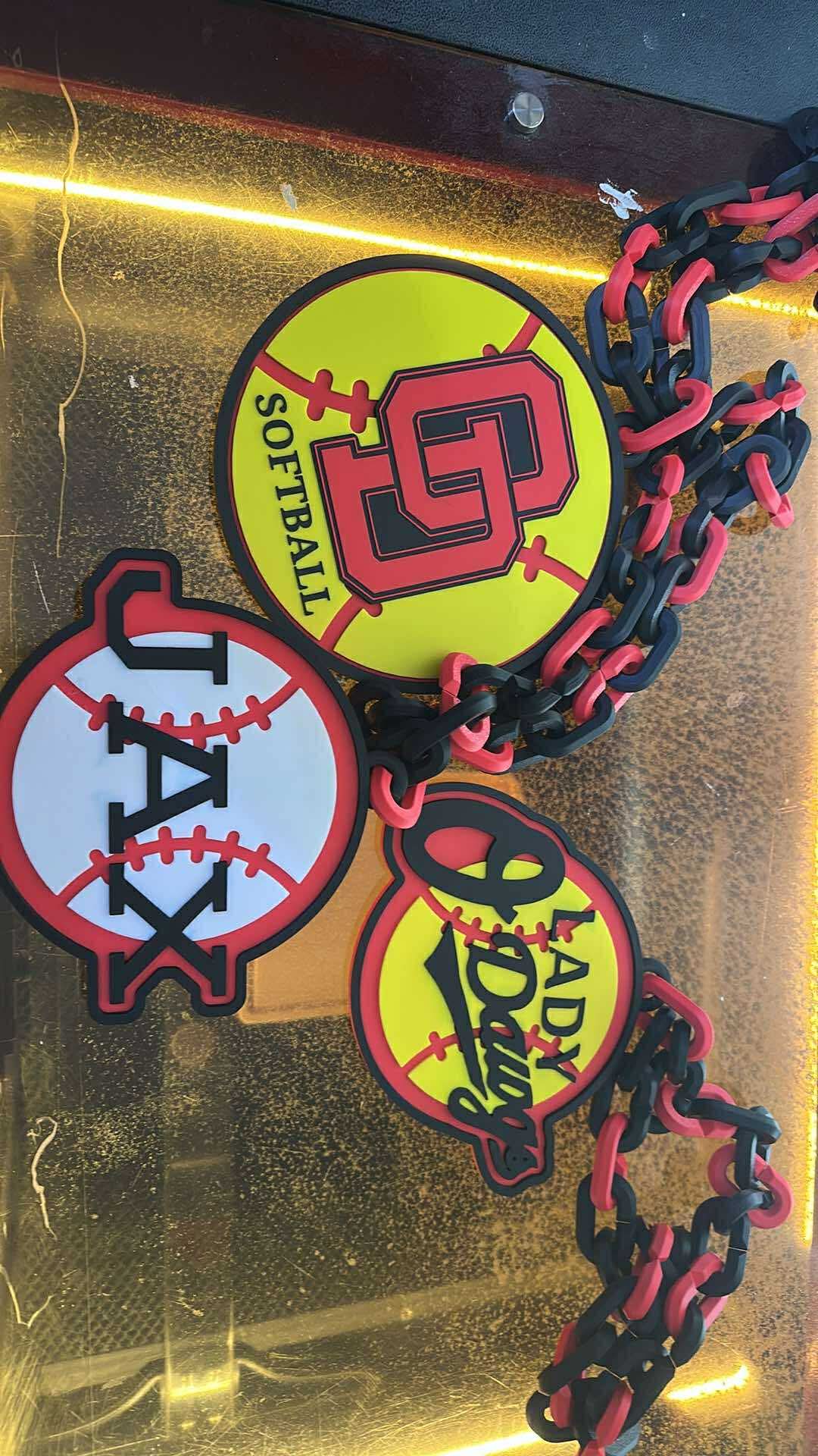 Custom 3d printing services Link (Pythons Cheer fan chain)