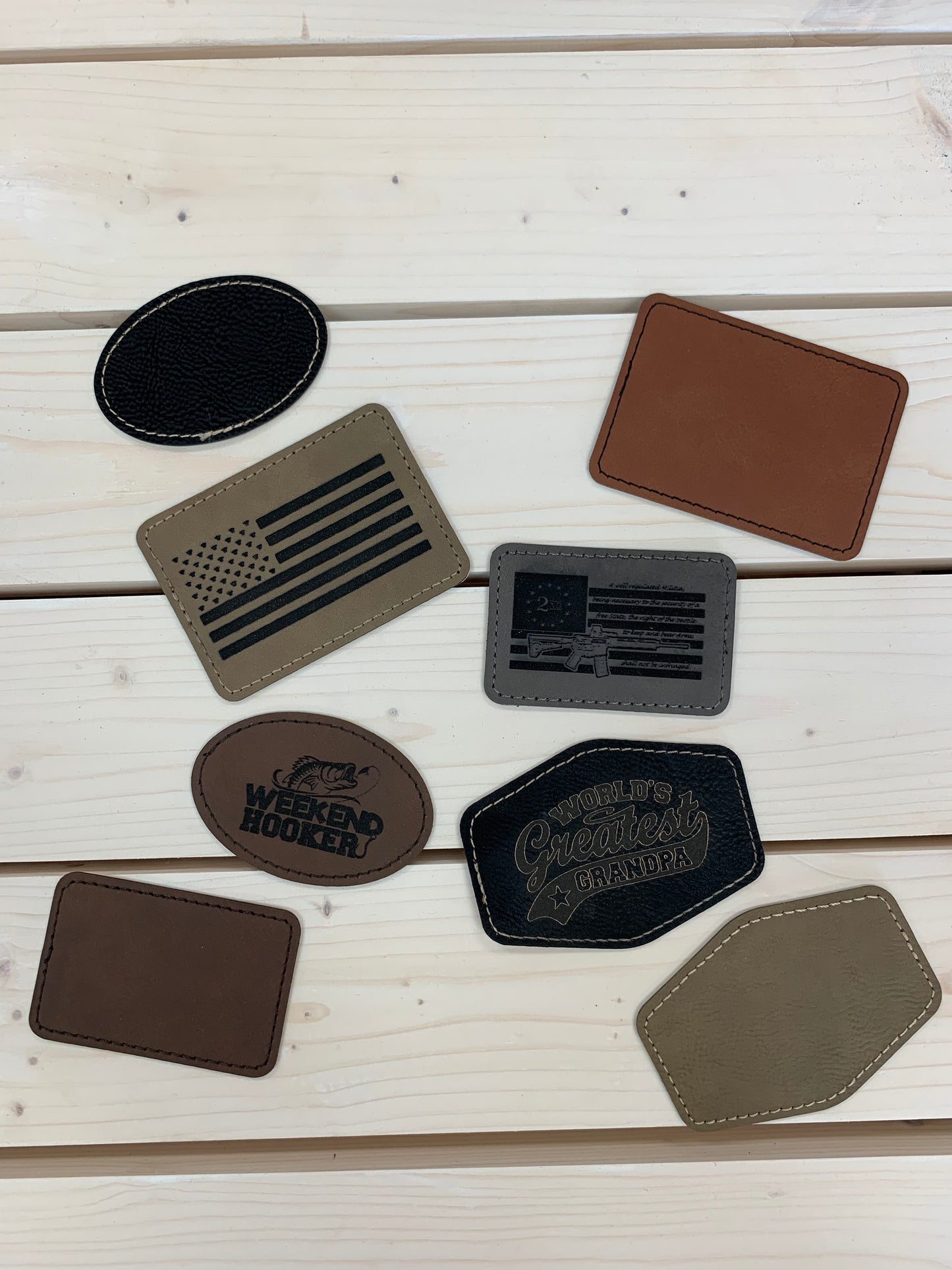 Leather Hat Patches