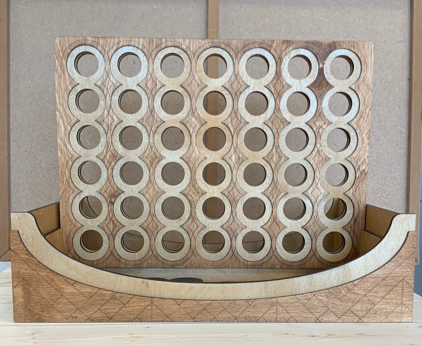 Wooden Connect Four Game