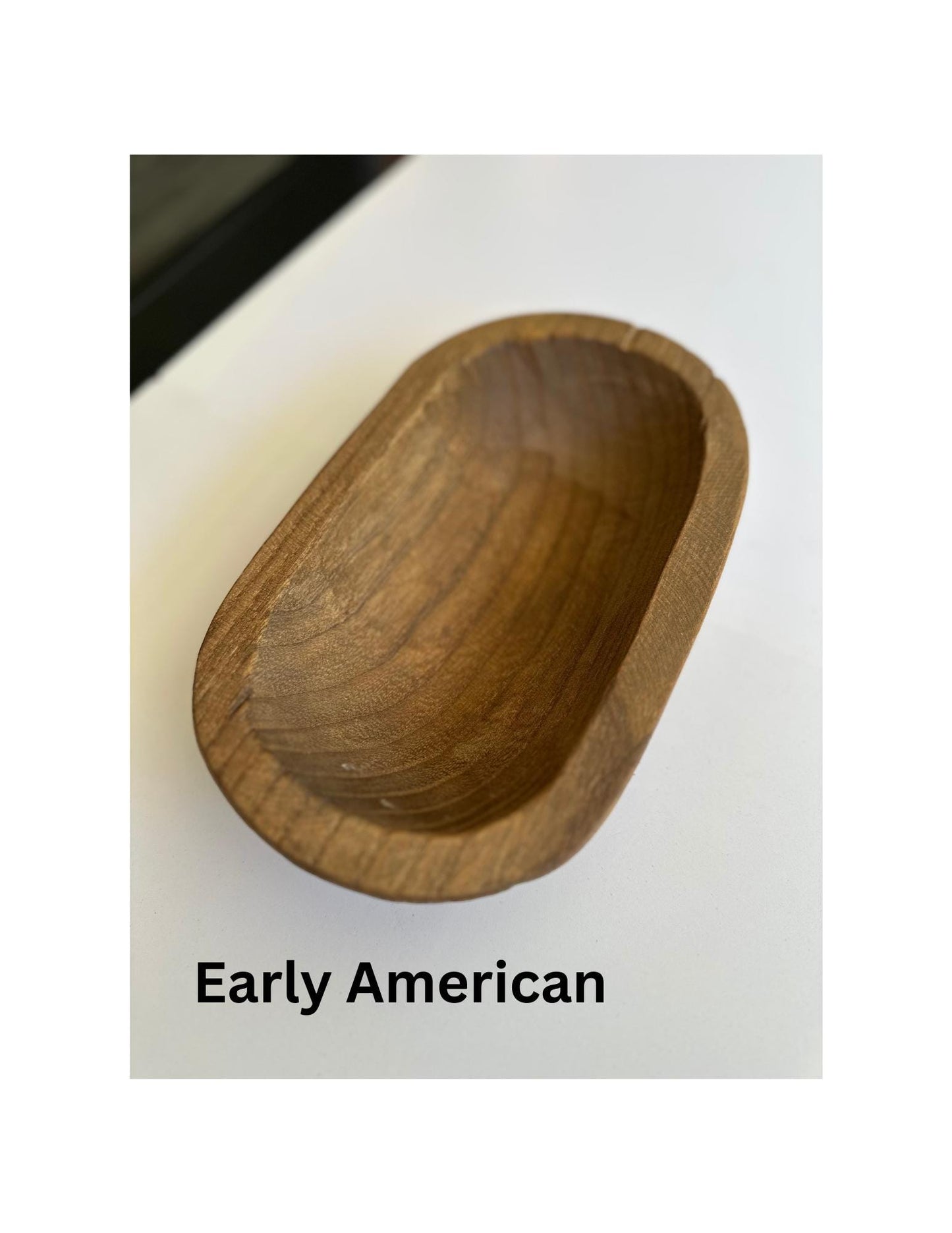 Personalized Wooden Dough Bowl – Handcrafted Rustic Decor | Custom Engraved & Stain Options | Farmhouse Centerpiece or Gift